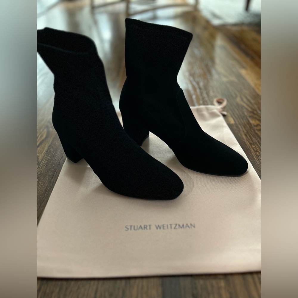 Siggy 60 stretch-suede sock boots